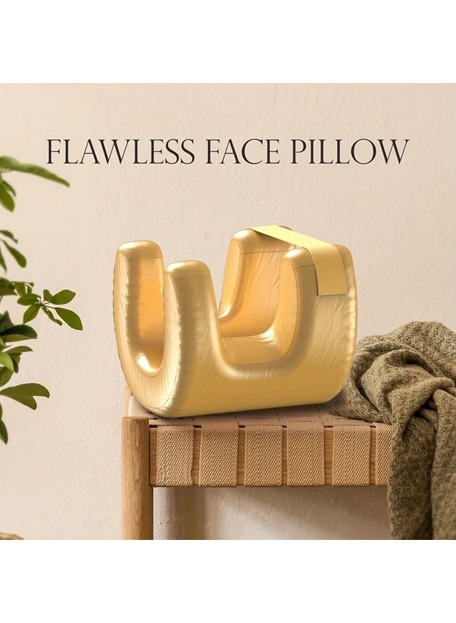 Flawless Face Pillow Ultra Soft Cervical Support with Removable Reversible Cover White - Image 5
